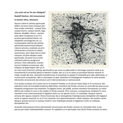 Sistemul cosmic - Rudolf Steiner | PDF