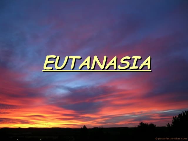 Eutanasia