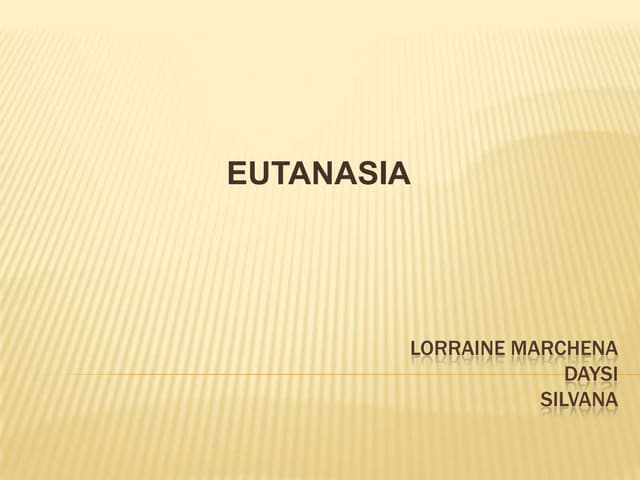 Eutanasia