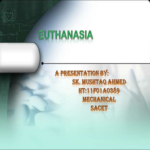 Euthanasia