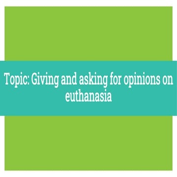 Euthanasia second class