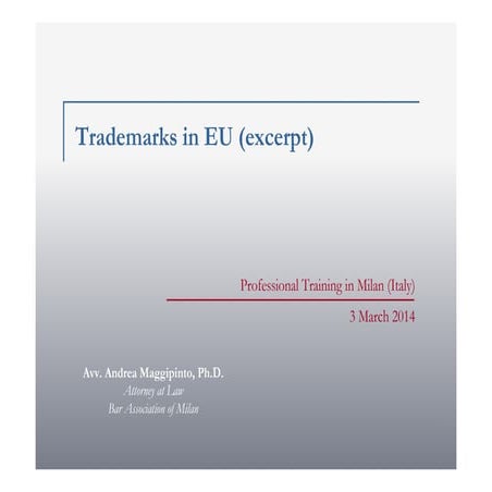 Eu Trademarks Excerpt Photo Inspiration