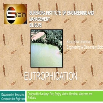 Eutrophication