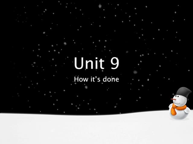 EXP ENG Unit 9 