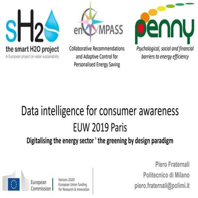 Data intelligence for consumer awareness