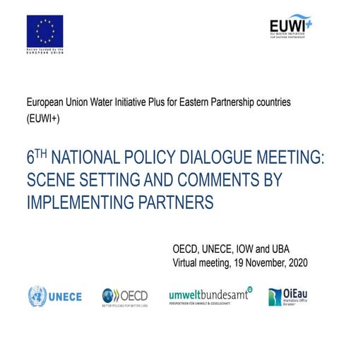 Item 6 Strategic Planning for Water Security and Water-related SDGs ...