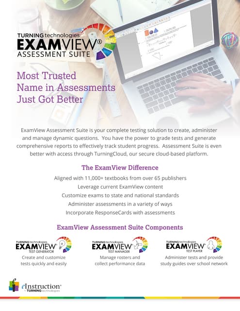 Ev assessment suite 2016