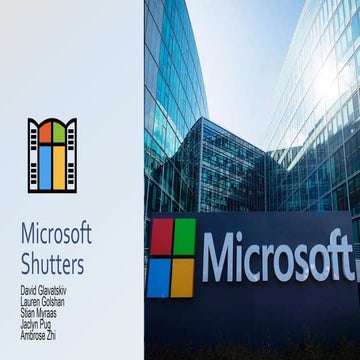 Microsoft Shutters