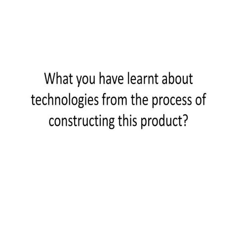 Evaluation Question 6