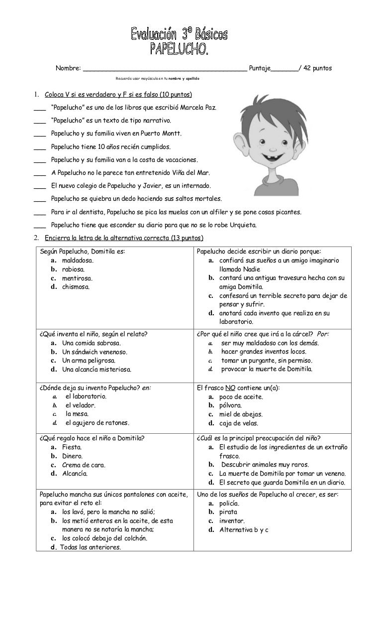 preguntas para un viejo amigo evaluaci 243 n papelucho preguntas para un viejo amigo evaluaci 243 n papelucho