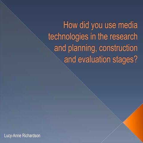 Evaluation /question 4