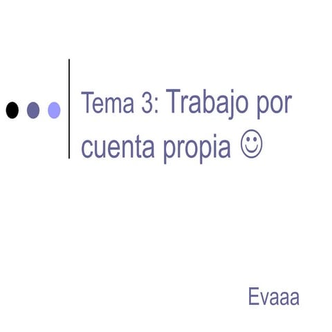 Trabajo por suenta propia