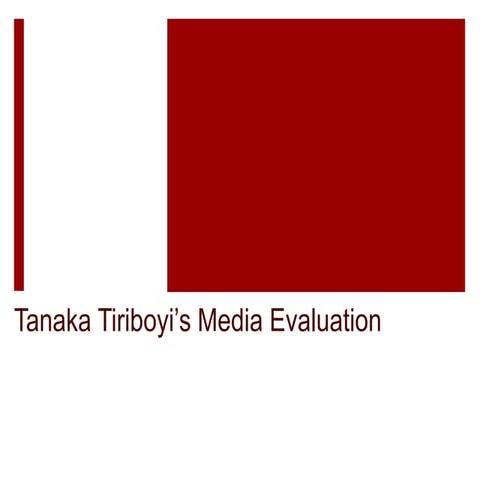 A2 Media Evaluation | PPTX