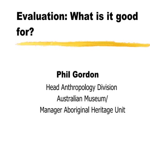 Eval Presentationfinal