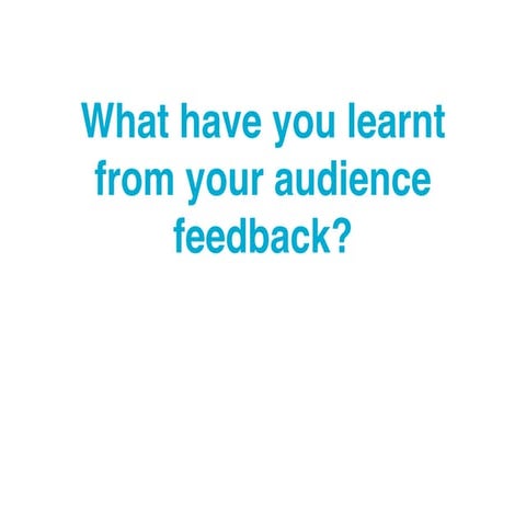 Evaluation question 3