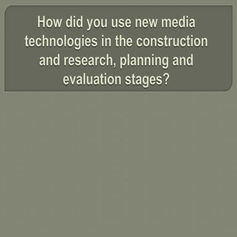 Evaluation Question 4