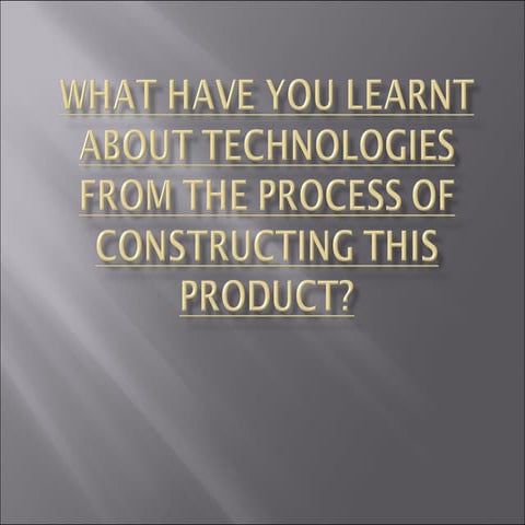 Evaluation Question 6