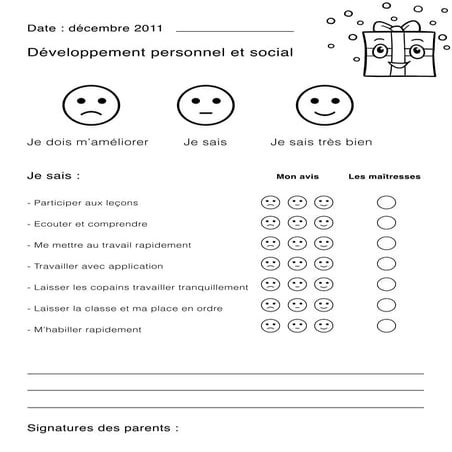 Eval decembre