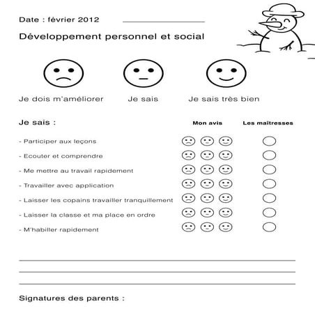Eval fevrier