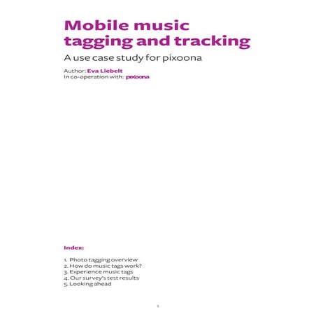 Mobile Music Tagging and Tracking