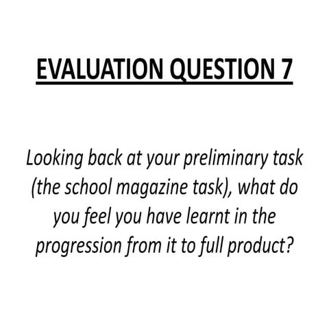 Eval q 7