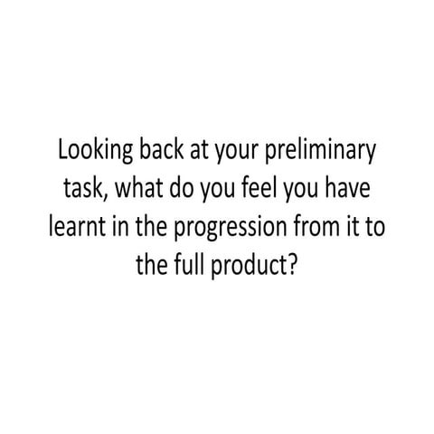 Evaluation question 7