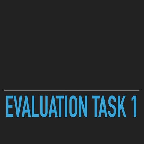 Eval task 1 