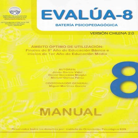 Test Evalúa 8