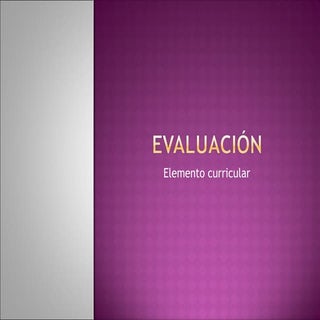 Evaluación