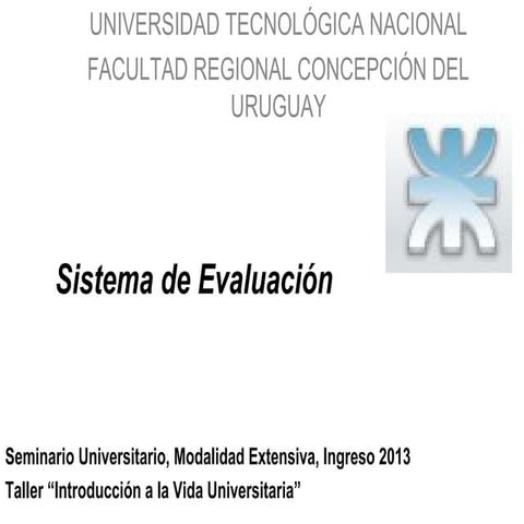 Evaluación