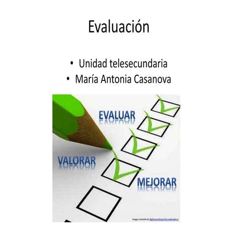 Evaluación