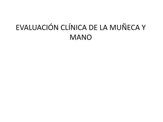Maniobras de muñeca mano y cadera | PPT
