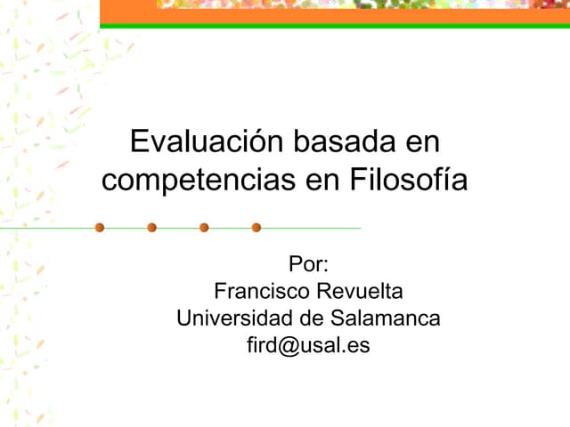 Evaluación por competencias ( fird@...