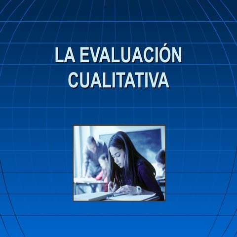 Evaluación cualitativa instrumentos