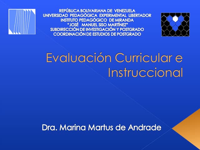 Evaluación curricular
