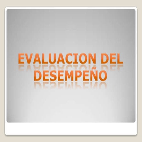 Evaluación del desempeño . metodo de eleccion forzada