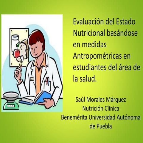 Evaluación del estado nutricional