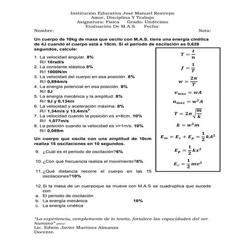 Taller de expresiones algebraicas | DOCX