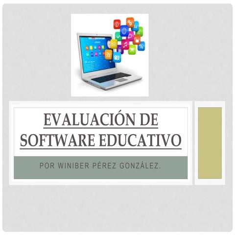 Evaluación de software educativo