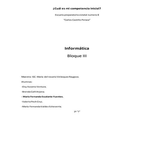 Evaluación diagnostica 