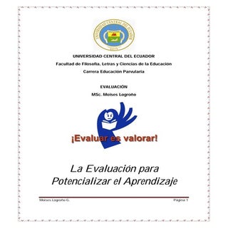 Evaluación en la Educación Inicial