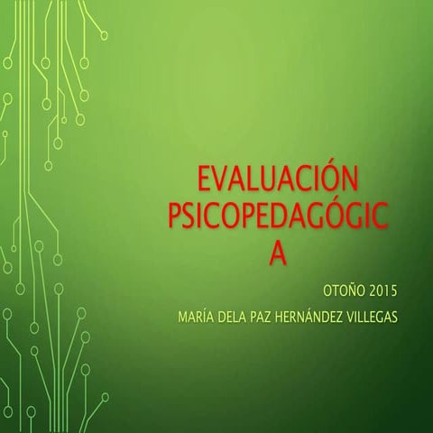Evaluación psicopedagógica (características y funciones)
