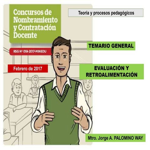 Evaluación y retroalimentación