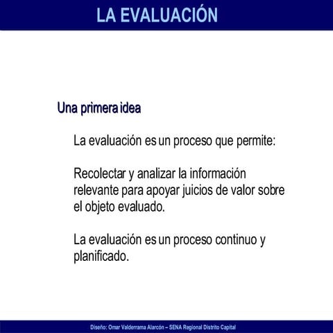 Evaluacion