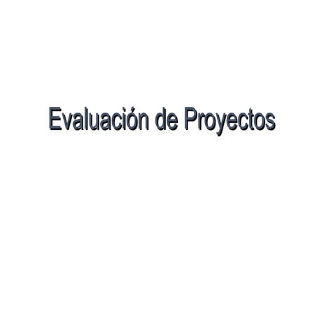 Evaluacion WACC