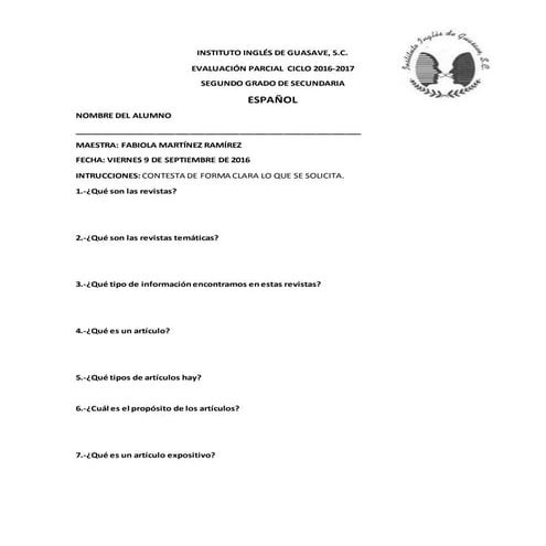 Evaluación 1