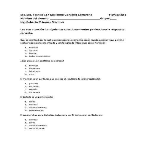 Evaluacion 1 informatica