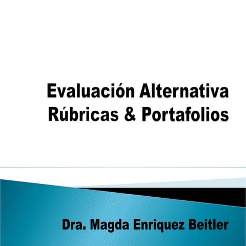 Evaluacion alternativa