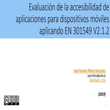Evaluación de la accesibilidad de aplicaciones para dispositivos móviles apli...