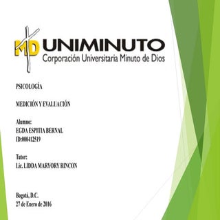 Evaluacion clinica. Por: Egda Espitia